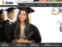 Tablet Screenshot of nibm.lk